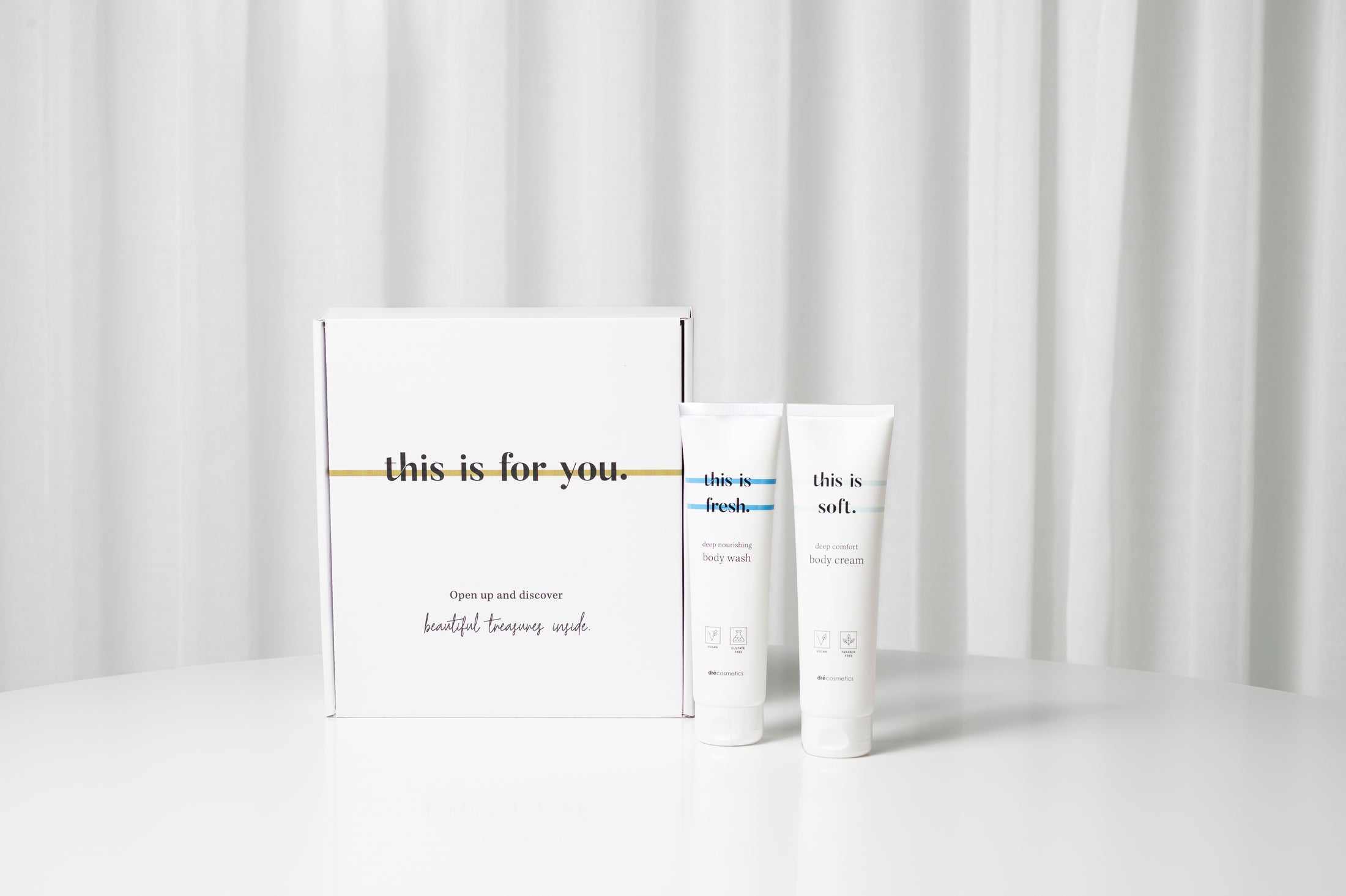 This is us Cadeaukit 2: (This is fresh & soft)