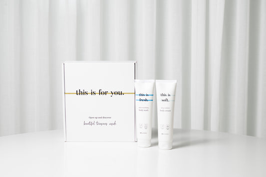This is us Cadeaukit 2: (This is fresh & soft)