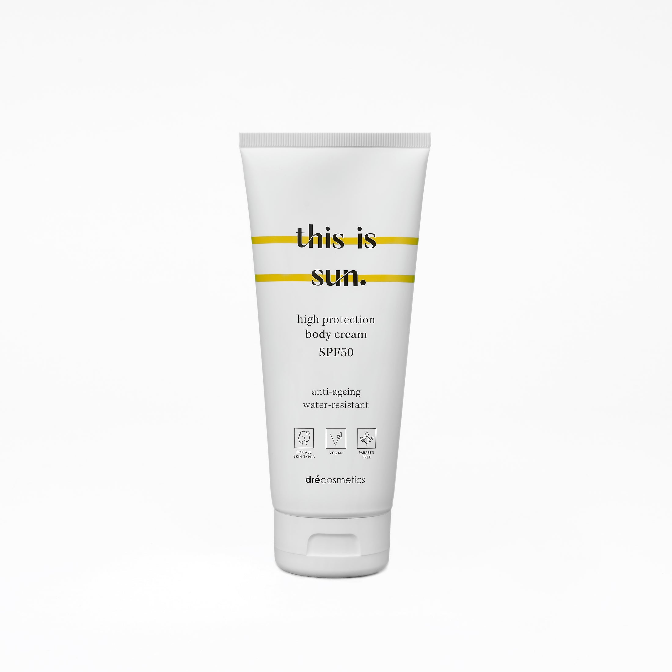 This is sun Body cream SPF 50 200ml