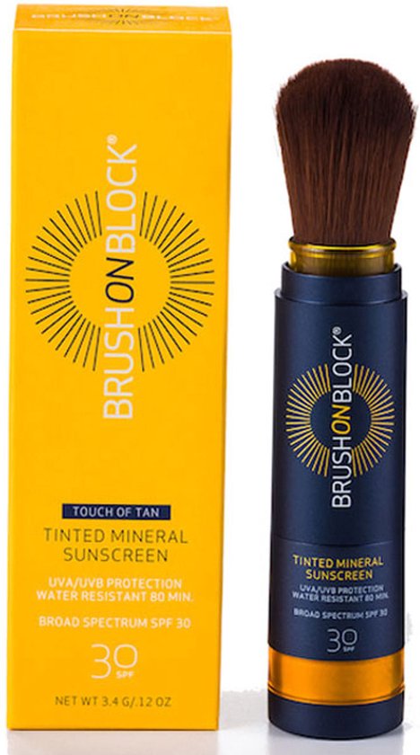 Brush On Block Sunscreen Powder Tinted SPF30